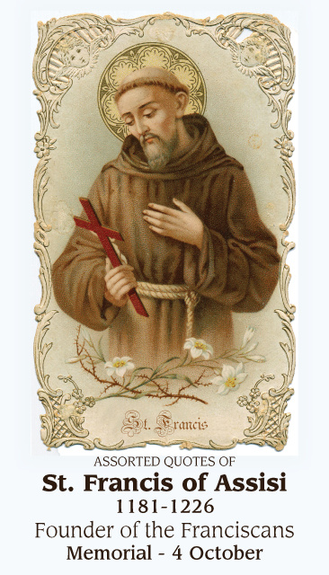 St Paperstock Holy Card Saint Frances of Rome with Prayer 