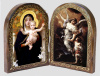Catholic Diptych - La Vierge au Lys / The Guardian Angel