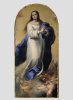 Immaculate Conception Wood Desk Plaque