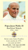 **SPANISH** Special Limited Edition Commemorative John Paul II Beatification Prayer Card