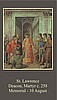 ***NEW*** St. Lawrence Prayer Card
