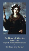 ***NEW*** St. Rose of Viterbo Prayer Card