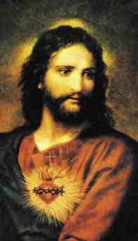 SACRED HEART OF JESUS PRAYER CARD