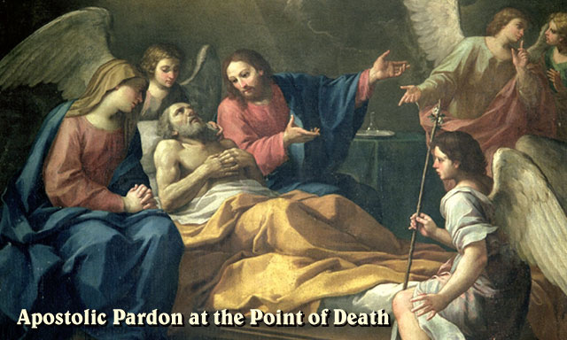 Apostolic Pardon Prayer Card (used w/ Anointing of the Sick)