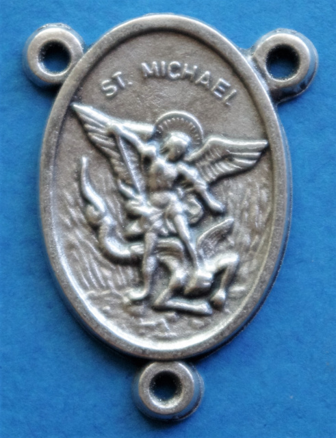 St. Michael the Archangel Rosary Centerpiece