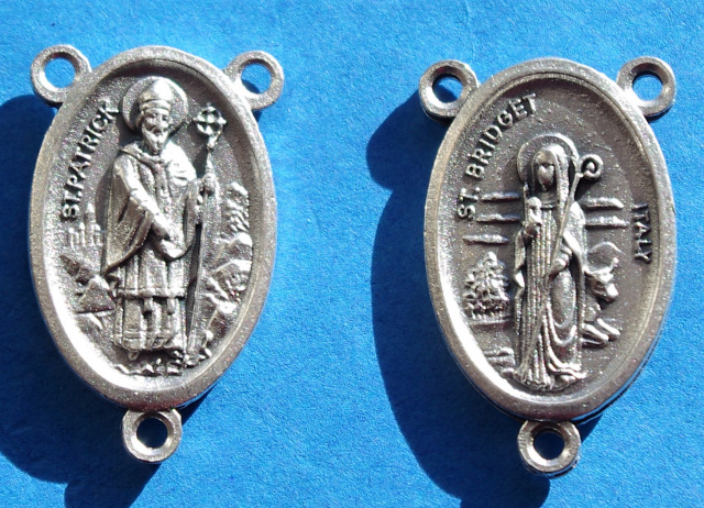 St. Patrick and St. Bridget Rosary Centerpiece