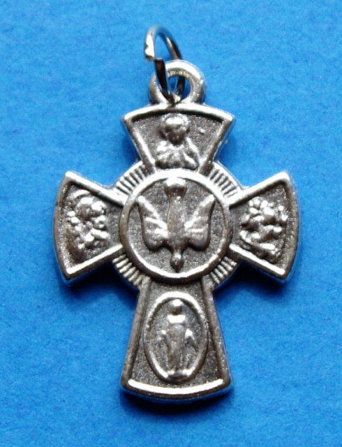 Small Four Way Cross Pendant