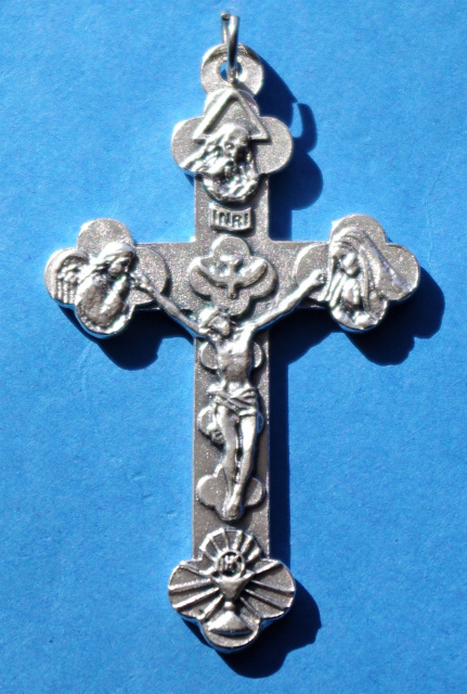 Large 4 Way Trinity Crucifix