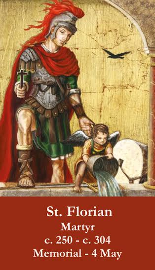 St. Florian Prayer Card