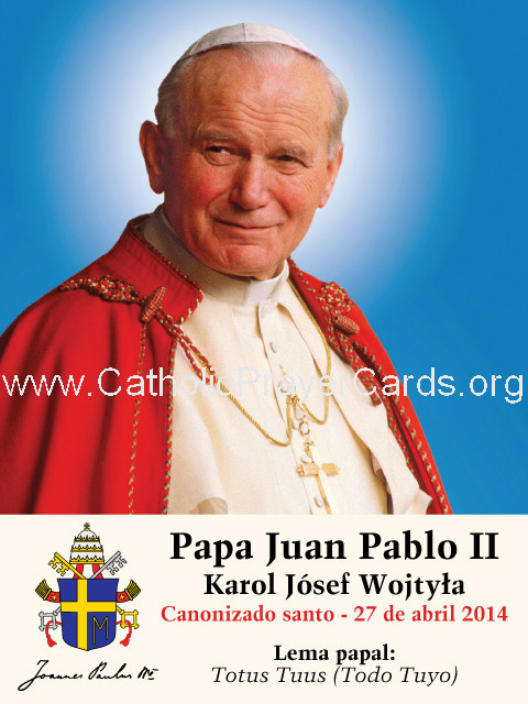 *SPANISH* Special Limited Edition Collector's Series Commemorative Pope John Paul II Canonization Pr