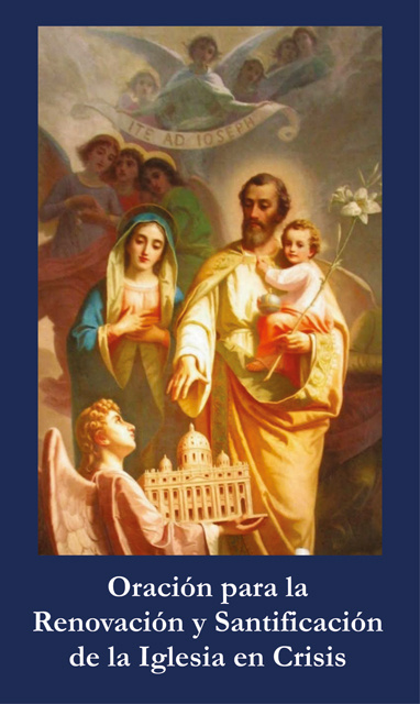 ***BUYONEGETONEFREE****SPANISH* Prayer for the Renewal & Sanctification of the Church in Crisis 