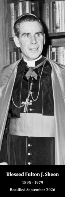 Archbishop Fulton J. Sheen Beatification Bookmark