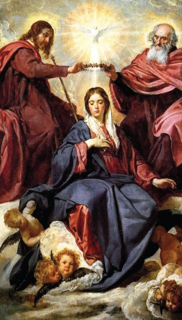 Coronation of Mary Magnet