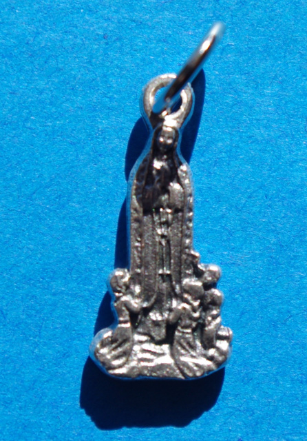 Our Lady of Fatima Silhouette Charm