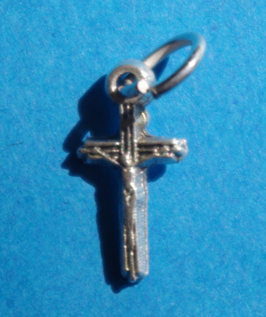 Mini Crucifix Bracelet Charm