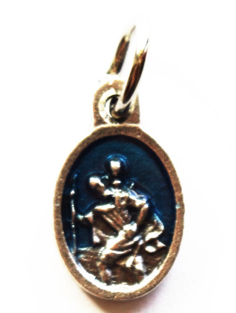 St. Christopher Blue Charm