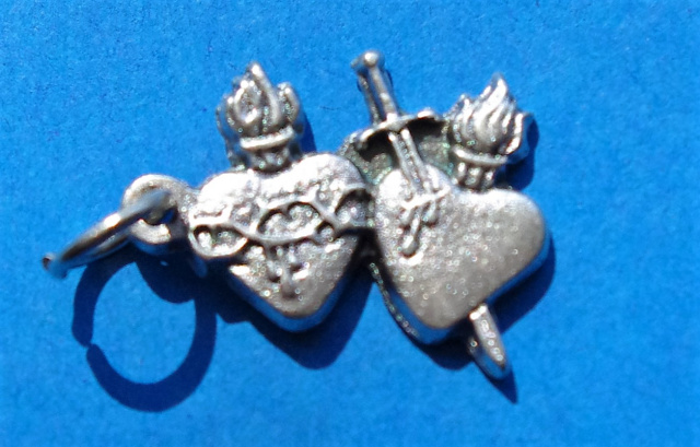 Pierced Hearts Charm