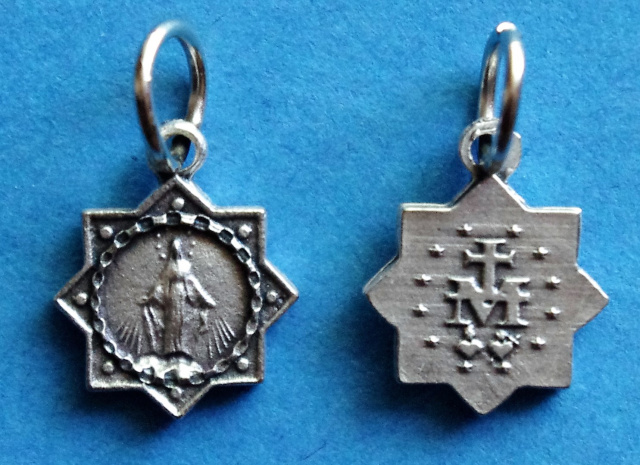 Miraculous Medal Star Charm