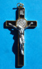 Black Saint Benedict Hanging Wall Cross