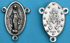 Miraculous Medal Rosary Centerpiece