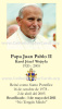 *SPANISH* Pope John Paul II Prayer Card