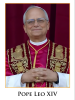 NEW POPE LEO XIV HOLY CARDS - ENGLISH PRAYER CARDS