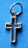 Modern Cut Out Cross Charm